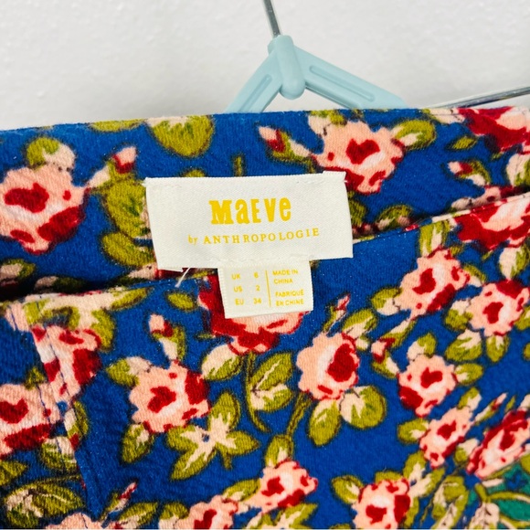 Anthropologie Maeve Multicolor Textured Knit Stretch Pencil Skirt Size 2 - Picture 6 of 6